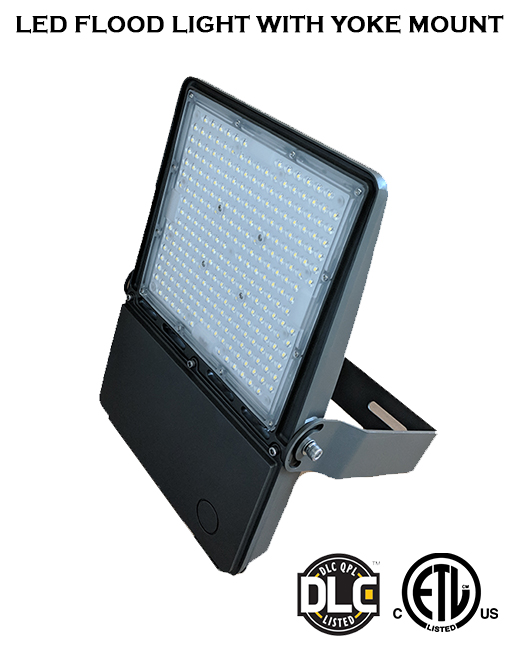 00w Led Flood Light 1000 Watt Equivalent 26000 Lumen 5700k Yoke Mount Install Super Bright Outdoor Parking Lot Ip65 Etl And Dlc Certified