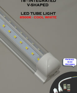 4 FT V Shaped 36W Integrated ETL Listed 5000K 6500K LED Tube Light