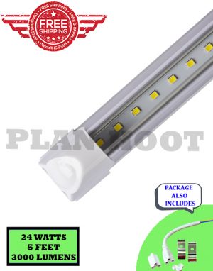 T5 5 Feet Integrated Clear 24W
