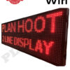 40X15 Inch LED Scrolling Sign in Red Color for Marketing.