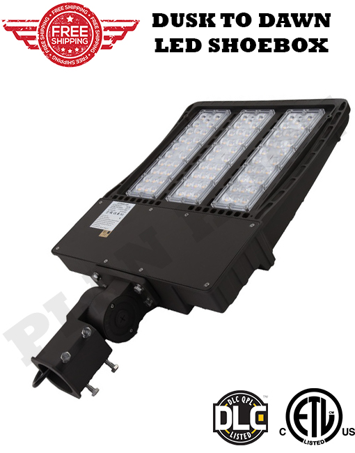 240W LED Retrofit Kit Light Parking Lot Shoebox Canopy Fixture ETL DLC Listed 