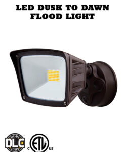 40 Watt LED Security Flood Light with Photocell Dusk to Dawn Sensor